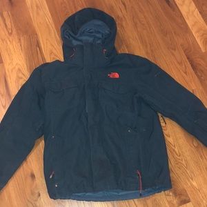 North face mens ski coat size large mens